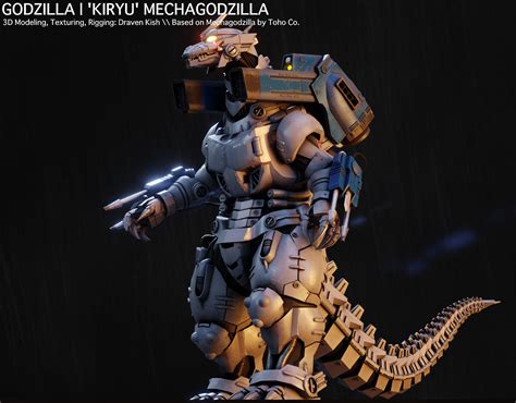 Draven Kish Godzilla Kiryu Mechagodzilla