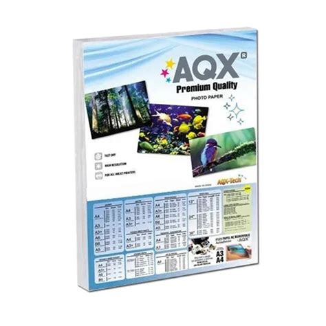 Papel Fotografico Glossy 180 Grs Aqx Tech X 20 Hojas Insumos Abraham