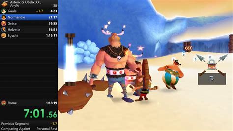 PB Astérix Obélix xxl any speedrun in 1 17 15 by Jean Pierrenator