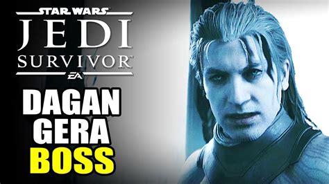 Dagan Gera Star Wars Jedi Survivor Boss Fight Youtube