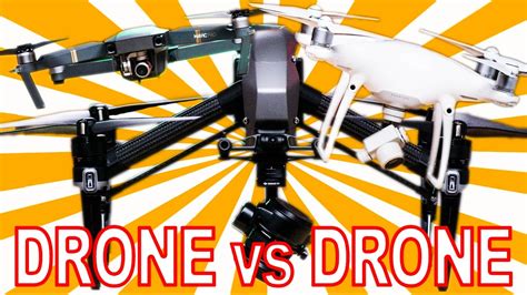 DRONE Vs DRONE DJI Mavic Pro Vs Phantom 4 Pro Vs Inspire 2 Comparison