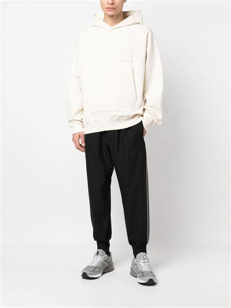 Y 3 Drawstring Tapered Track Pants Black Farfetch