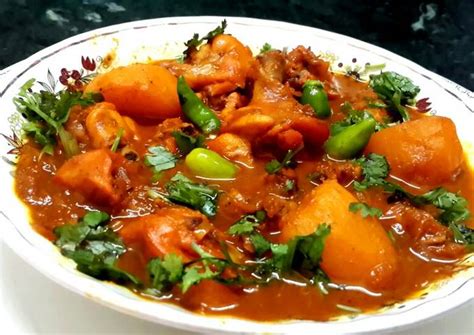 Chicken In Tomato Gravy Recipe By Kumkum Chatterjee Cookpad