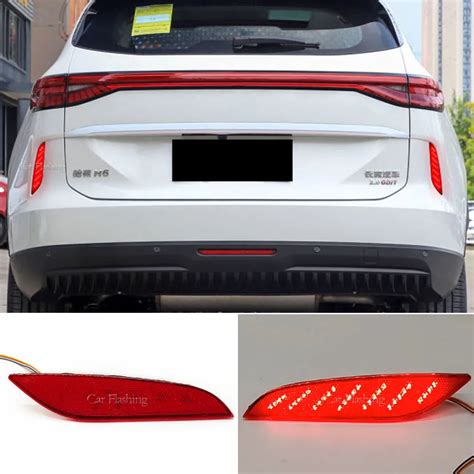 Car LED Rear Lights For Haval H6 2021 Turn Signal Reflector Bumper