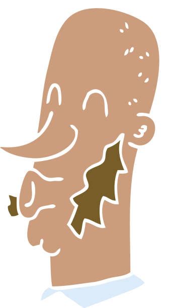 150 Sideburn Designs Cartoon Illustrations Royalty Free Vector