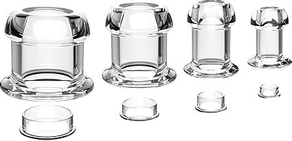 Amazon de Hollow Butt Plug 4er Set Anal Plug mit Deckel Hollow Butt Tunnel Plug Tunnel Plug für