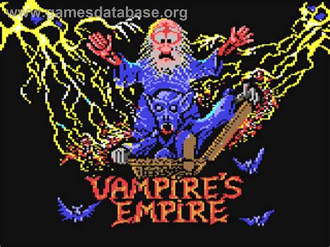 Vampires Empire Commodore 64 Artwork Title Screen