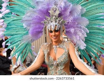 Torrevieja Spain February Woman Stock Photo