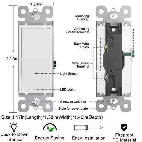 Sozulamp Pack Illuminated Light Switch Decora Paddle Rocker Light