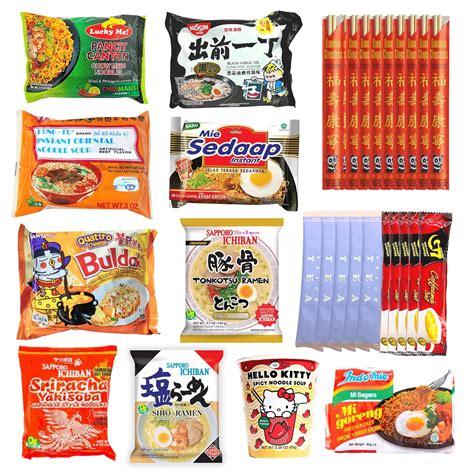 Comprar Mashi Box Asian Instant Noodle Variety Pack 10 Count 10