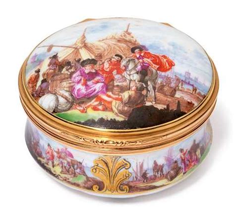 TABATIERE Meissen Modell um 172930 von J J Kändler Ausfo