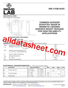 Sml Gb U C Datasheet Pdf Seme Lab