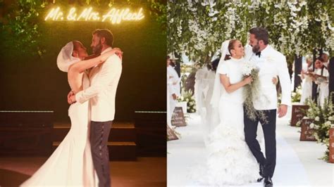 Inside Jennifer Lopez S Perfect Wedding With Ben Affleck See Pics