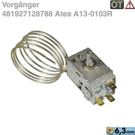 Thermostat K59 L1102 Ranco Europart Nr 3 1135mm Kapillarrohr 3x6 3mm