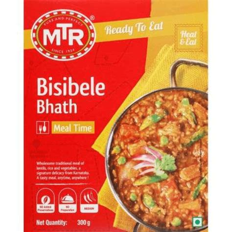 MTR Bisibele Bhath 300g Indira Indian Foods