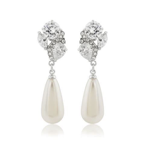 Pearl Clip On Earrings | Award Winning Jewellery | Glitzy Secrets