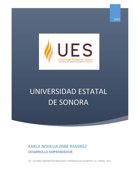 Tarea Dise O Universidad Estatal De Sonora Karla Nohelia