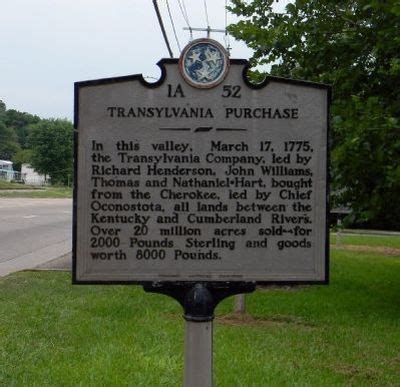 Transylvania Purchase - Carter County Area History