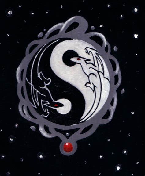 Yin Yang Dragons By Alhamarth On Deviantart