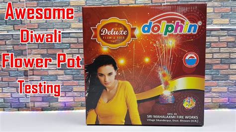 Deluxe Flower Pot Testing Diwali Crackers Diwali Fireworks YouTube