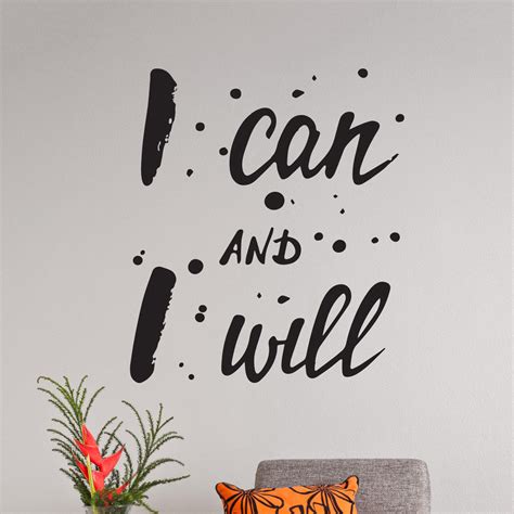 Wall Quote Motivational Home Wall Decor Vinyl Sticker Decal Mural Art Gym