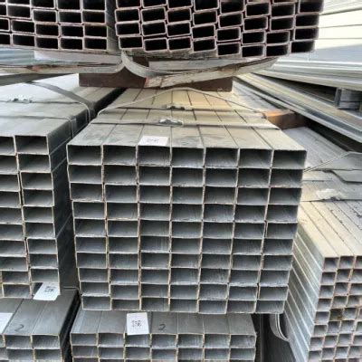 Pre Galvanized Hot DIP Square Tube Hollow Section Steel Tube China Galvanized Steel Pipe And