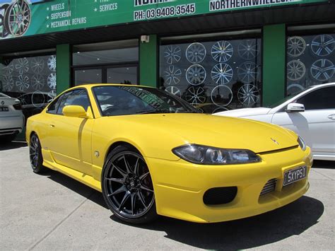 Nissan Silvia S15 Yellow Hussla 027 Wheel Front