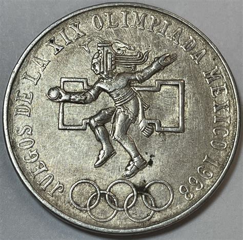 1968 Mexico Olympic Games Silver Commemorative 25 Pesos | Property Room