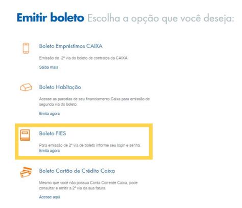 Como Baixar O Boleto De Pagamento Do FIES Pelo Site Da Caixa Quero