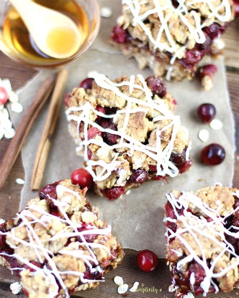 Easy Cranberry Oatmeal Bars Easy Cranberry Oat Squares