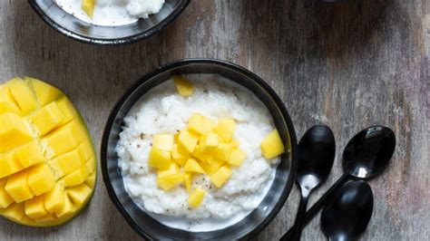 Riz Gluant Au Lait De Coco Et Mangues Rapide D Couvrez Les Recettes