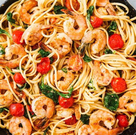 Best Prawn Linguine Recipe How To Make Creamy Prawn Linguine With