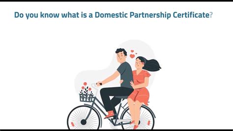 What Is A Domestic Partnership Certificate Youtube