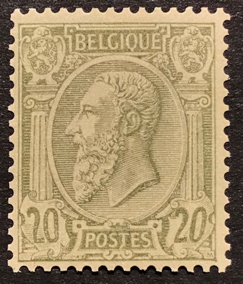 Belgium Leopold Ii Olive On Greenish Catawiki