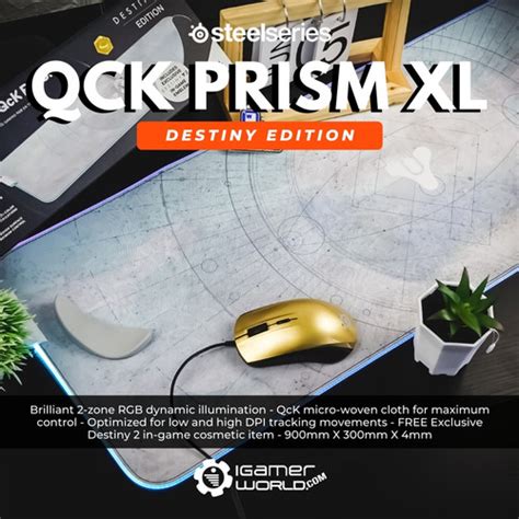 Promo Steelseries Qck Prism XL Destiny Edition RGB Cloth Gaming