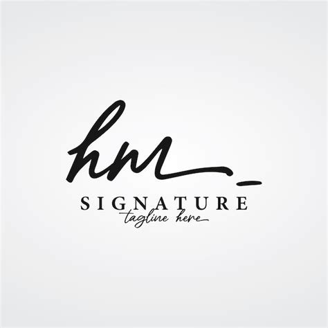 Premium Vector Luxury And Elegant Handwritten Initials Logo Logo For