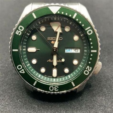 Seiko 5 Sports Green Men S Watch Srpd63 Used Watchcharts