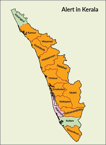 Imd Issues Orange Alert In 11 Kerala Districts Rain Likely To Continue