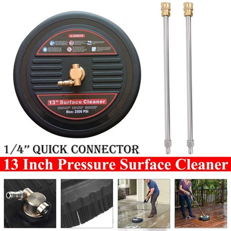 13 Inches High Pressure Cleaner Round Attachment Flat Surface Cleaner Rotary Power Washer Gas