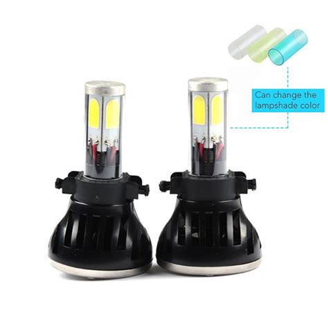 Carro estilo 1 conjunto cob 40 w 5205 led lâmpada do carro led farol