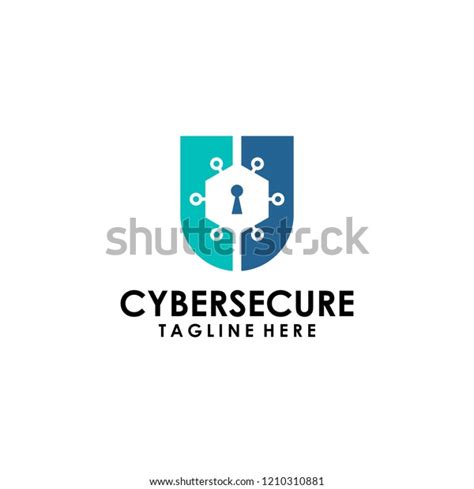 Cyber Logo Design Vector Template Stock Vector (Royalty Free) 1210310881