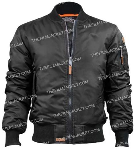 Top Gun Ma 1 Bomber Black Jacket The Film Jacket