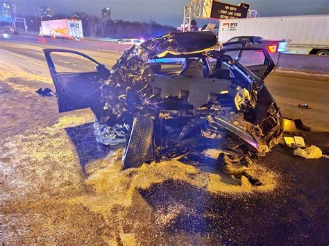 Three Hurt After Car Hit By Transport Near Construction On Hwy 401