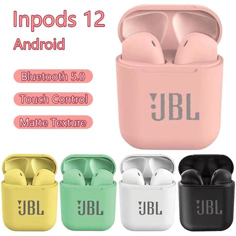 Fone De Ouvido Sem Fio jbl i12 Tws Bluetooth Estéreo Para Smartphone