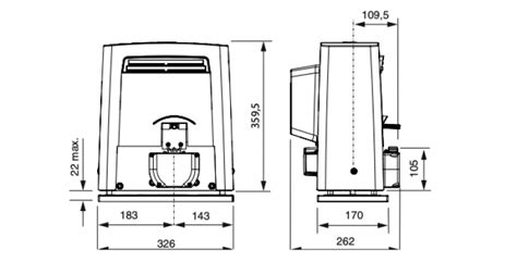 Came BKS12AGS привод для откатных ворот 801MS-0080 — купить по низкой ...