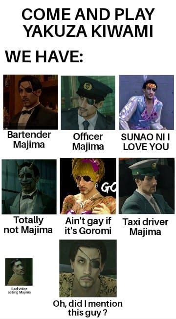 Pin By Minka On Yakuza Yakuza Anime Memes Kiryu