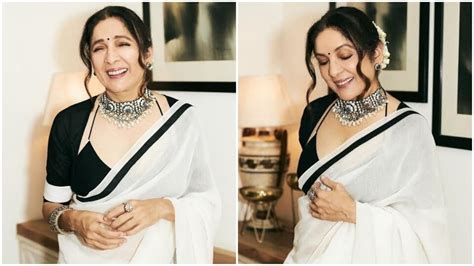 Loved Proud Mom Neena Gupta S Beautiful Saree Blouse Designed By