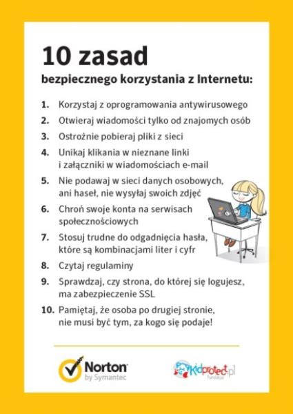 Zasady Bezpiecznego Internetu Szko A Podstawowa W Piecniku