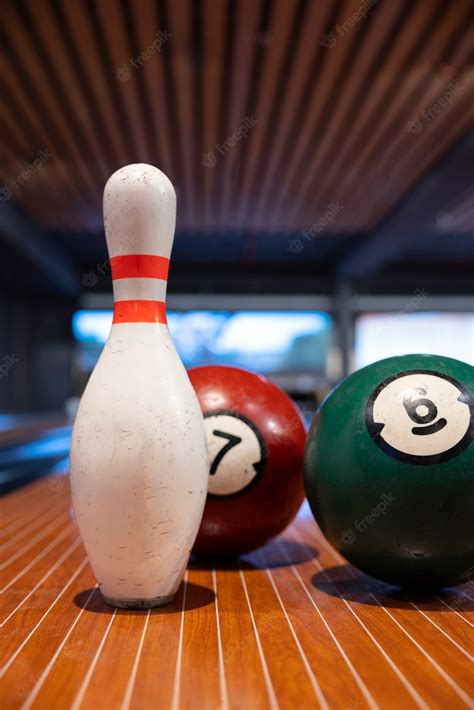 Premium Photo | Bowling equipment indoors still life