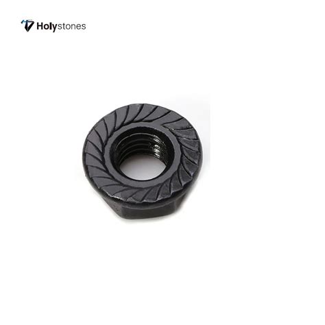 Buy Hexagon Nuts With Flange Carbon Steel Black Oxide Hex Nut Din